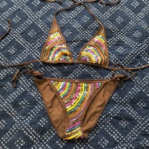 Victoria’s Secret sequin Bikini, size small, NWOT